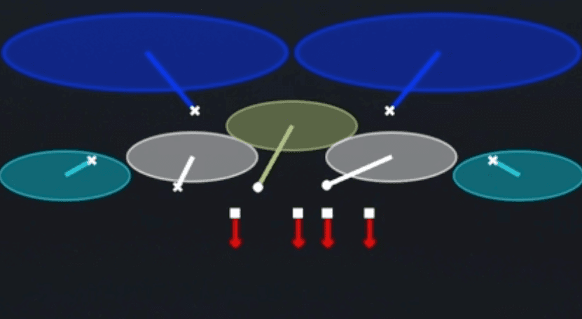 Play diagram for Tampa 2 from Nickel Load in Madden 27